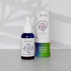 Frasco del producto de la esencia del dharma toma consciencia